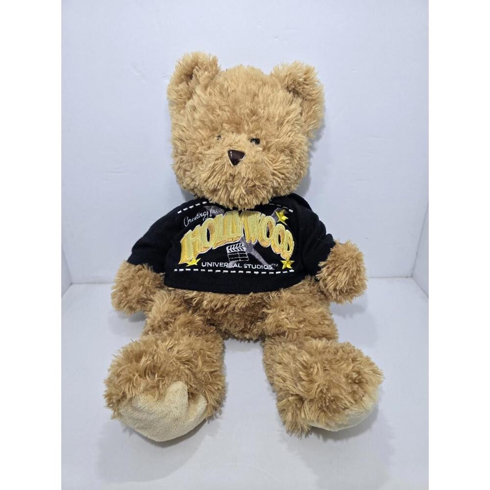Universal Studios Hollywood Brown Bear Plush with Hoodie
